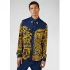 Versace  Baroque印花牛仔衬衫 EB1GVA606-ES0637_E899
