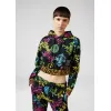 范思哲/Versace Mixed印花短身帽衫 EB6HUB775-ESL300_E899