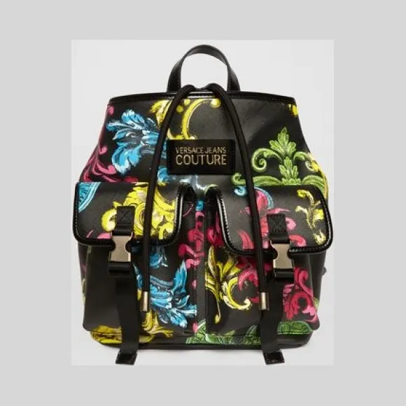 范思哲/Versace Color Baroque印花双肩包 EE1VUBBU6-E71283_E899