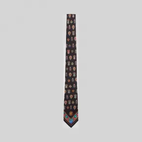 范思哲/Versace Pierres Partout印花桑蚕丝领带 ICR7001-IT03522_I7008