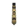 范思哲/Versace 巴洛克传承印花真丝领带 - 黑色 领带 ICR8001-IT00167_I7900