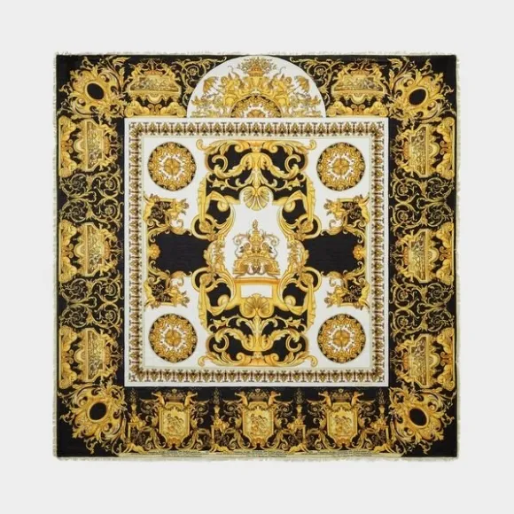 范思哲/Versace Barocco印花围巾 IFO1401-IT02598_I7530