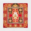 范思哲/Versace Barocco印花桑蚕丝方巾 IFO1401-IT03140_I7061