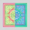 范思哲/Versace Fluo Barocco印花桑蚕丝方巾 IFO7001-IT03419_I7487