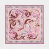 范思哲/Versace Swirl Baroque 真丝方巾 - 粉 方巾&围巾 IFO9001-IT01527_I7427