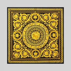 范思哲/Versace Barocco FW'91印花方巾 IFO9001-IT02283_I7900