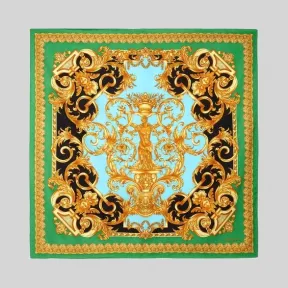 范思哲/Versace 大号Barocco Homme印花方巾 IFO9001-IT03510_I7225