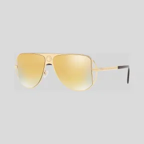 范思哲/Versace Grecamania金色飞行员太阳镜 O2212-O10027P57_ONUL
