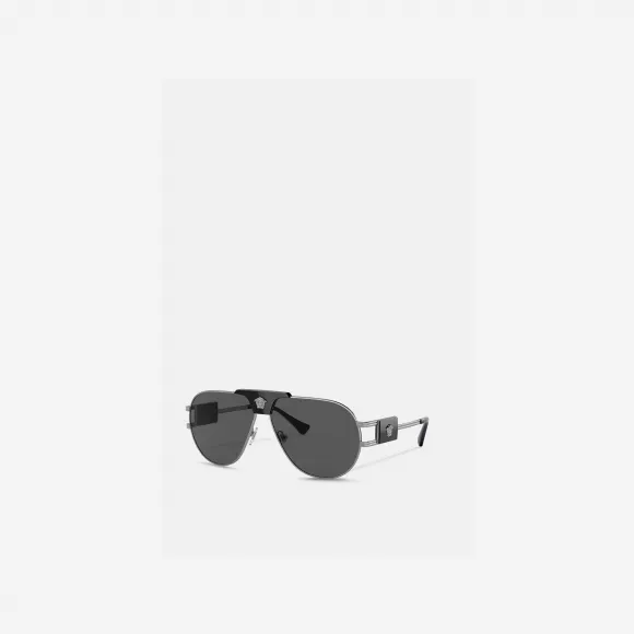 范思哲/Versace Men's 限定款飞行员太阳镜 O2252-O10018763-ONUL