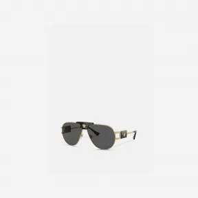 范思哲/Versace Men's 限定款飞行员太阳镜 O2252-O10028763-ONUL