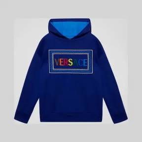 Versace  彩色90年代复古风Logo帽衫 YD000095-YA00078_A1343
