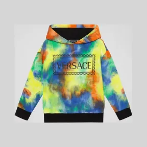Versace  扎染印花90年代复古风Logo帽衫 YD000144-YA00078_A7846