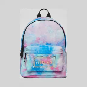 Versace  扎染印花90年代复古风Logo双肩包 YIX00002-YB00278_YY33