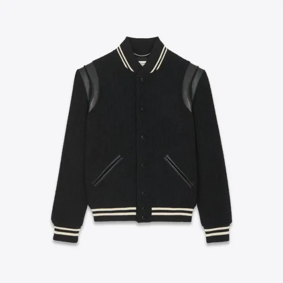 伊夫圣罗兰/Yves Saint laurent teddy羊毛夹克 354718Y2F561001