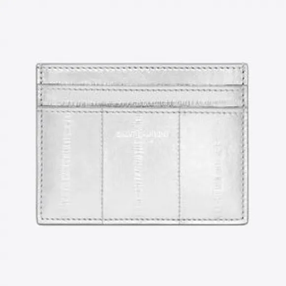 伊夫圣罗兰/Yves Saint laurent saint laurent paris鳗鱼皮革信用卡包 375946EAAKA8108