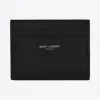 伊夫圣罗兰/Yves Saint laurent  paris蜥蜴纹压印亮面皮革信用卡包 375946LVD0N1000