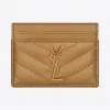 伊夫圣罗兰/Yves Saint laurent MONOGRAM 青铜色粒面压花真皮卡包 42329103X078207
