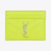 伊夫圣罗兰/Yves Saint laurent MONOGRAM 粒面压花漆皮卡包 4232911DJ027214