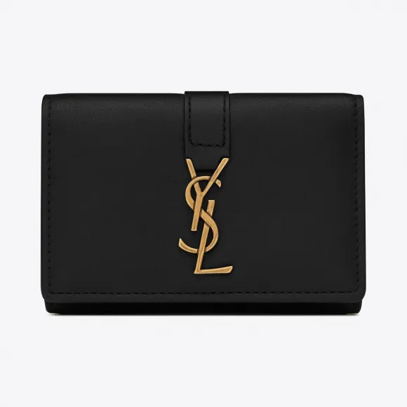 伊夫圣罗兰/Yves Saint laurent YSL黑色皮革钥匙包  438963BJ50J1000