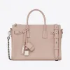 伊夫圣罗兰/Yves Saint laurent Baby DAY BAG SOFT红色粒面皮革行李袋 491715DTI0E6