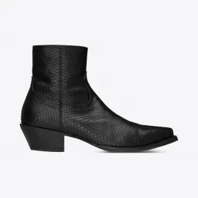 伊夫圣罗兰/Yves Saint laurent Lukas蟒蛇皮靴子 530839LFQ001000