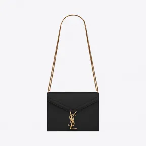 伊夫圣罗兰/Yves Saint laurent CASSANDRA 字母标志粒面压花真皮clasp包 532750BOWNW1