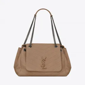 伊夫圣罗兰/Yves Saint laurent NOLITA 中号复古真皮链条包 55426503W042749