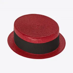 伊夫圣罗兰/Yves Saint laurent 在被涂清漆的秸杆的小船民帽子 5648153YA576400