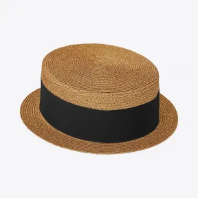 伊夫圣罗兰/Yves Saint laurent 在磨砂秸杆的小船帽 5694293YC228000