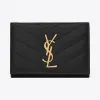 伊夫圣罗兰/Yves Saint laurent 女士 MONOGRAM 粒面压花真皮钥匙包 580656BOW011000