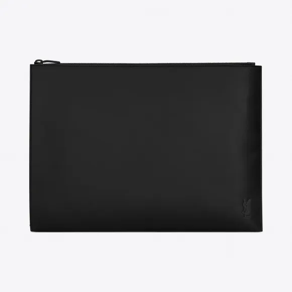 伊夫圣罗兰/Yves Saint laurent TINY MONOGRAM哑光皮革文件夹