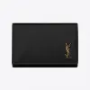 伊夫圣罗兰/Yves Saint laurent 闪亮光滑皮革迷你字母组合钥匙包 65422702G0W1000
