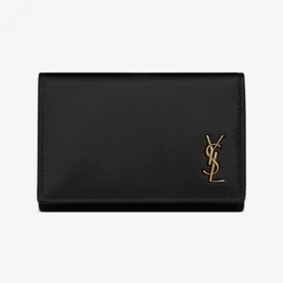 伊夫圣罗兰/Yves Saint laurent 闪亮光滑皮革迷你字母组合钥匙包 65422702G0W1000
