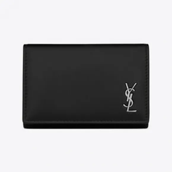 伊夫圣罗兰/Yves Saint laurent 光滑哑光皮革迷你 Cassandra 钥匙包 6542271JB0E1000