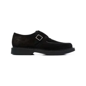 伊夫圣罗兰/Yves Saint laurent 黑色 黑色麂皮吊带鞋 6676022W5001000