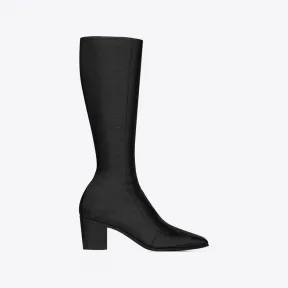 伊夫圣罗兰/Yves Saint laurent otto光滑皮革拉链靴 71103825N001000