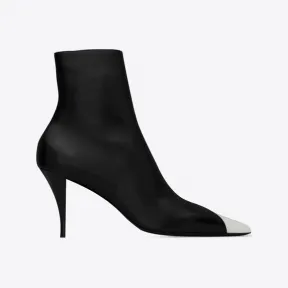 伊夫圣罗兰/Yves Saint laurent jam亮面皮革拉链靴 731799AABOM1090
