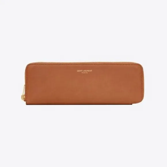伊夫圣罗兰/Yves Saint laurent saint laurent paris植鞣皮革笔袋 735075BWR0W6309