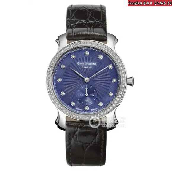 艾米龙/Emile Chouriet 时光之翼系列 精钢镶钻 石英 男表 60.1156.G.D.97.2