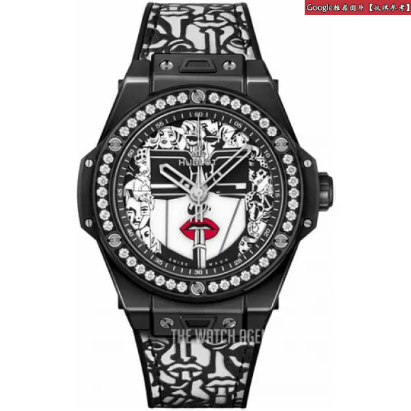 宇舶/Hublot BIG BANG 系列 陶瓷/钻 39mm 自动机芯 男表 465.CX.1120.VR.1204.LIP20