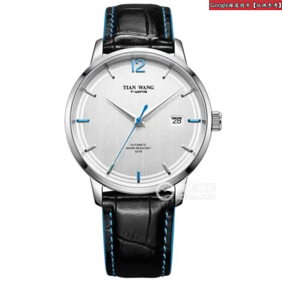 天王/Tianwang 不锈钢  T-WING系列 自动机械 男表 GS51073S.D.LB.S