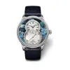 雅克德罗/Jaquet Droz 大秒针系列 18k白金 自动机械机芯 男表 J003034423
