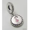 潘多拉/Pandora Girl Stick Figure Dangle Charm, Mixed Enamel 792018-