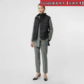 博百利/Burberry 女士 连帽羽绒服 (黑色) 80067891