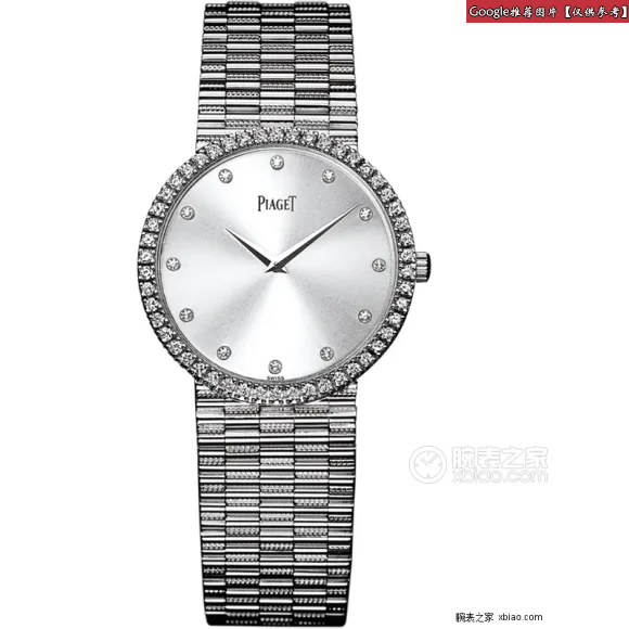 伯爵/Piaget 舞者系列 机械机芯 18K白金镶钻超薄 男表 GOA10800