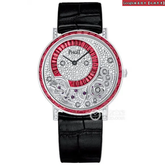 伯爵/Piaget ALTIPLANO系列 手动机械 18k白金镶钻 男表 G0A41246