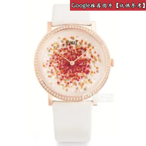 伯爵/Piaget SUNLIGHT JOURNEY系列 手动机械 18k玫瑰金 女表 G0A42192