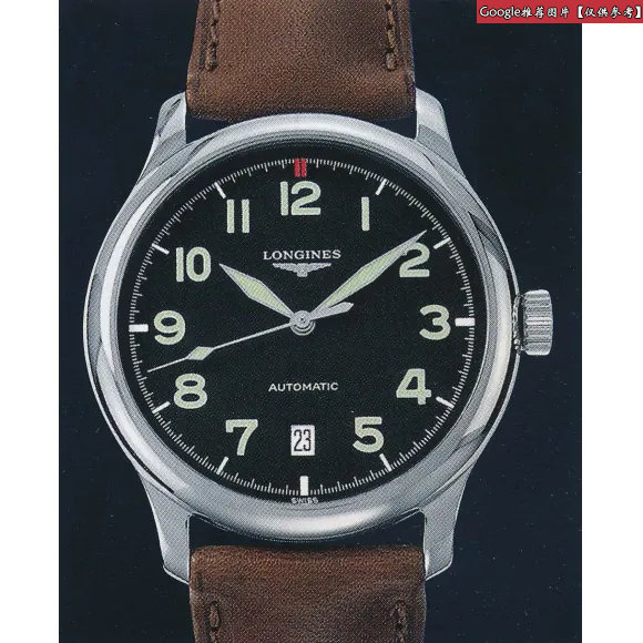 浪琴/Longines 经典复刻飞航系列 38.50 MM 不锈钢 自动机械机芯 男表 L2.628.4.53.0