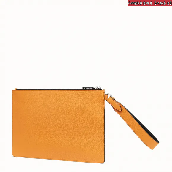 芬迪/Fendi 男士 橙色皮革迷你包 7N0105O72F1A92