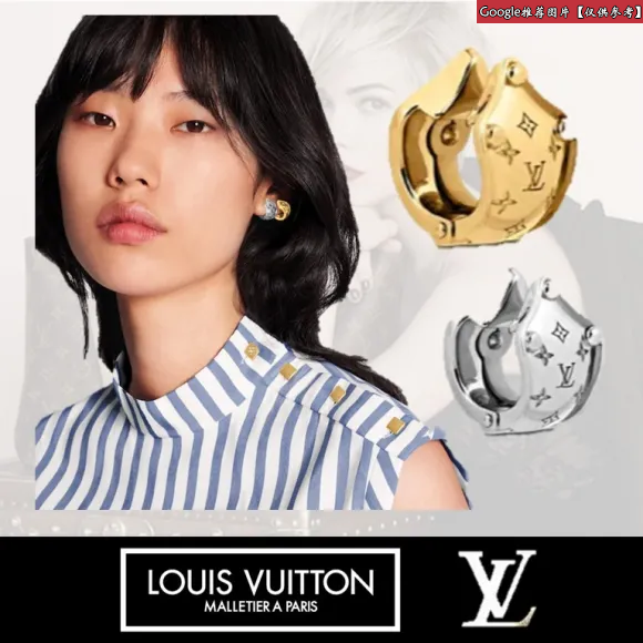 路易威登/Louis Vuitton(LV) NANOGRAM 耳夹 M69023